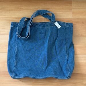 GAP Blue Denim Tote